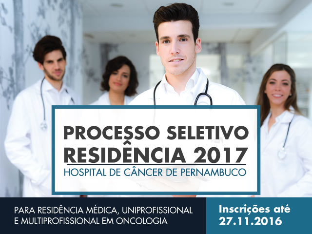 HCP inicia processo seletivo de residências - HCP - Hospital de Câncer ...