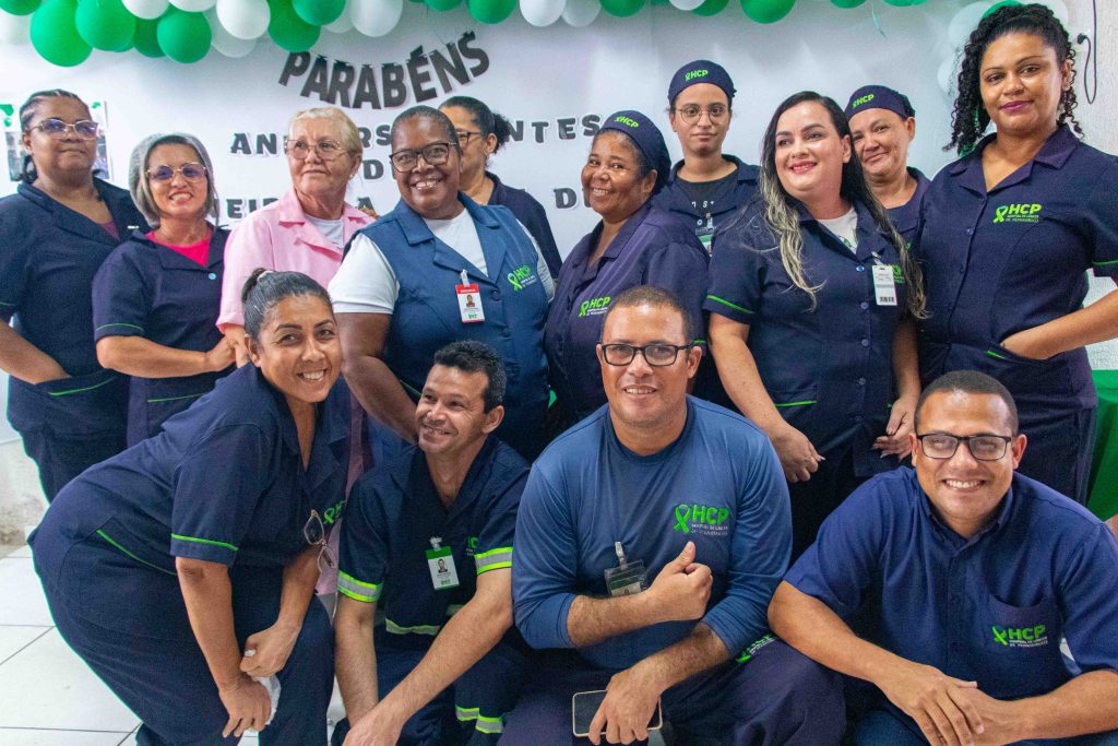 celebração na higienização