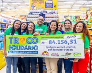 HCP recebe mais de R$ 84 mil na campanha Troco Solidário referente ao mês de julho